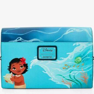 LOUNGEFLY MOANA CROSSBODY GLOW in the DARK NWT
